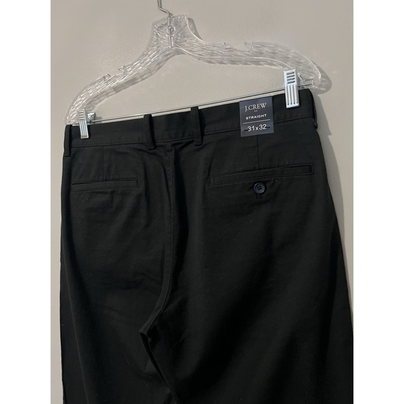 J. Crew Straight Fit Flex Chino Pants Men’s Black 31x32 Casual Career Preppy - Picture 10 of 15